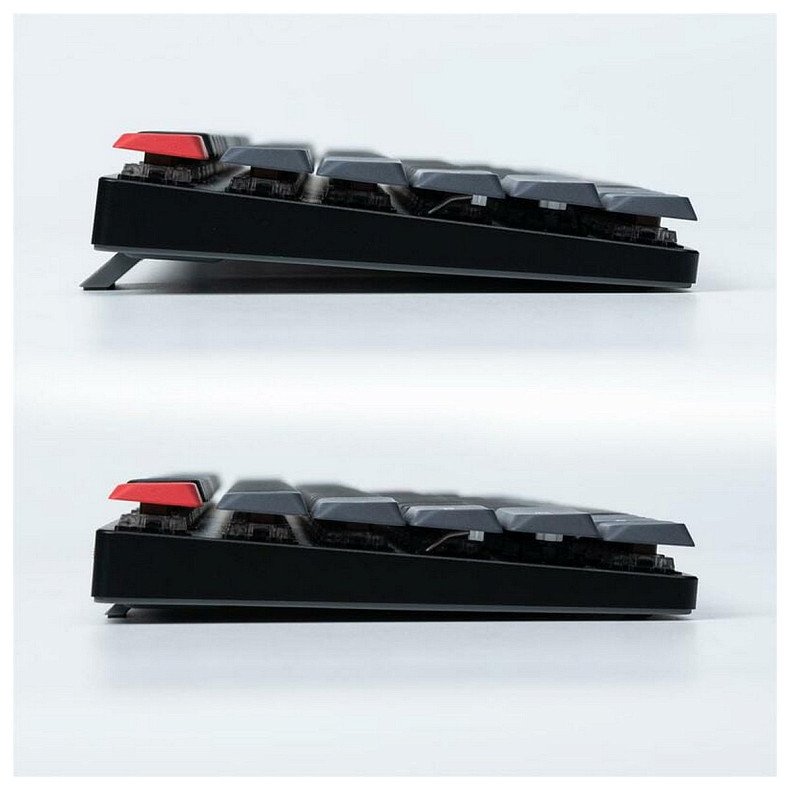 Клавіатура Keychron K17 Pro 100Key Gateron MX 2.0 Brown WL/BT/USB-A QMK White LED чорний