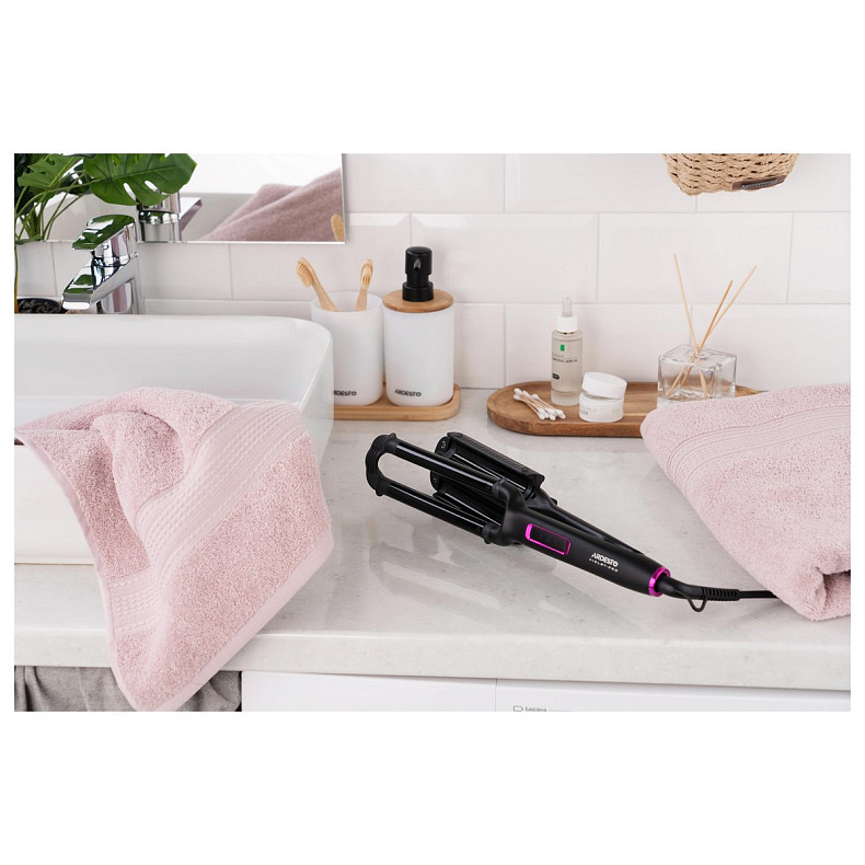 Плойка для створення локонів Ardesto Violet Pro, 90Вт, 170-210C, кераміка, чорний