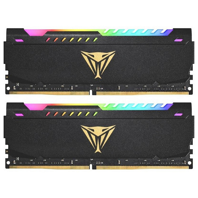 ОЗУ Patriot Viper Steel RGB DDR4 2x32GB/3600 Black (PVSR464G360C0K)
