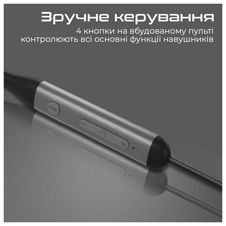 Наушники Promate Velcon Black