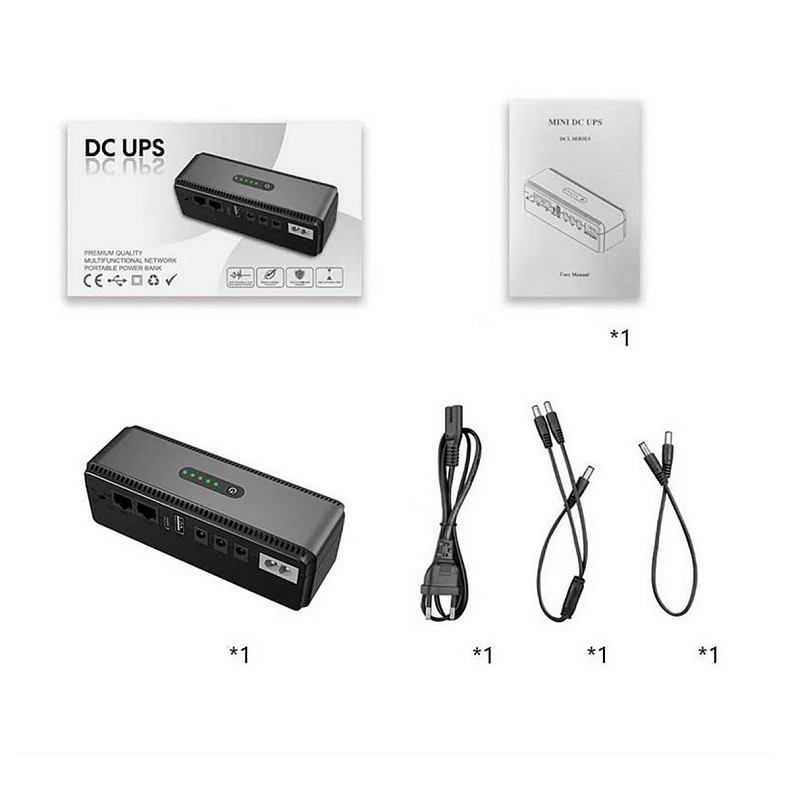 ИБП для роутера Yepo Smart DC-UPS 10400mAh DC-5V/9V/12V (UA-112485)