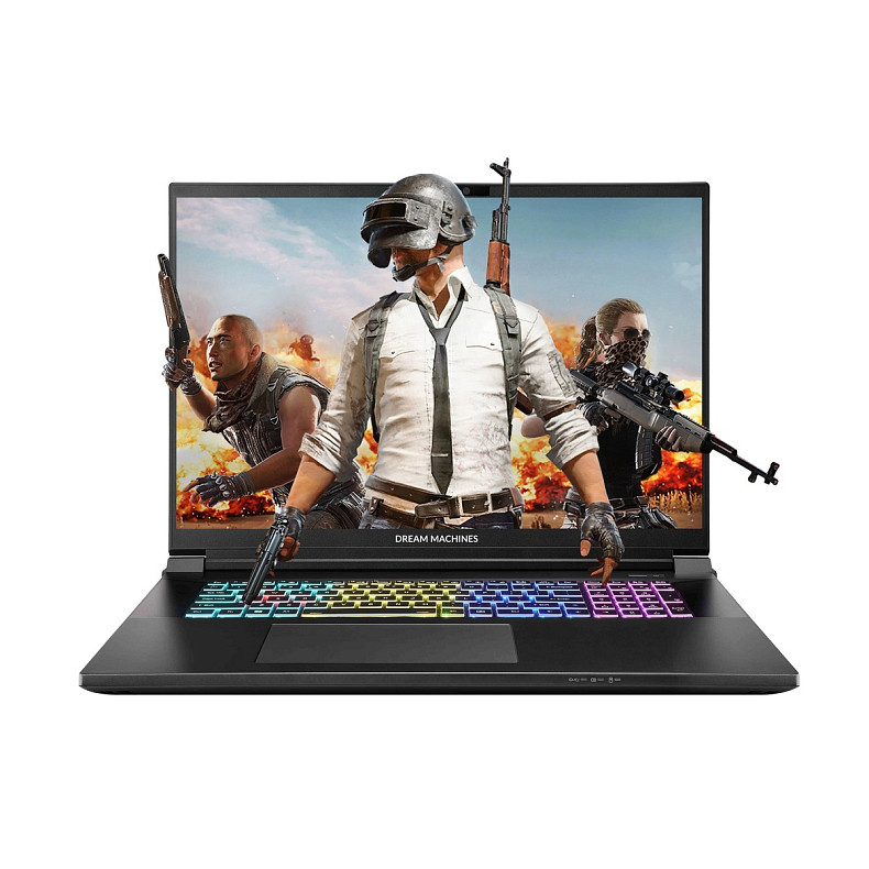 Ноутбук Dream Machines RX5080-18 18UHD+, Intel U9-275HX, 32GB, F2TB, NVD5080-16, DOS, черный