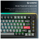 Клавиатура GamePro Asgard Yord Keychron Super Red Switch Black (MK266BK)