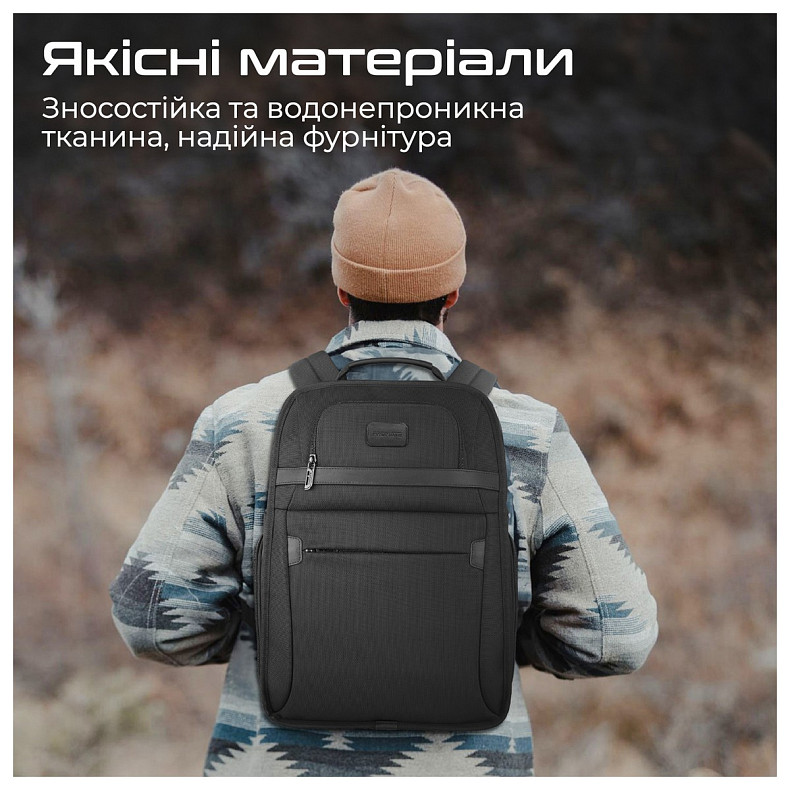 Рюкзак для ноутбука Promate Paramount BP 15.6" Black
