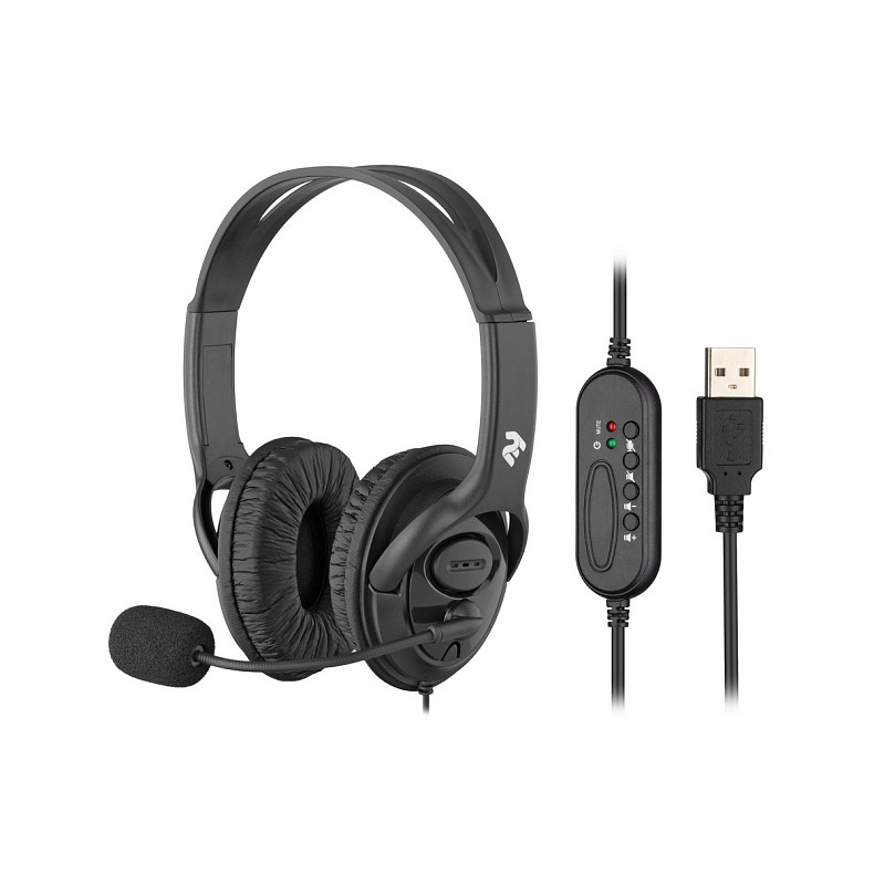 Гарнітура для ПК 2E CH13, Over-Ear, USB