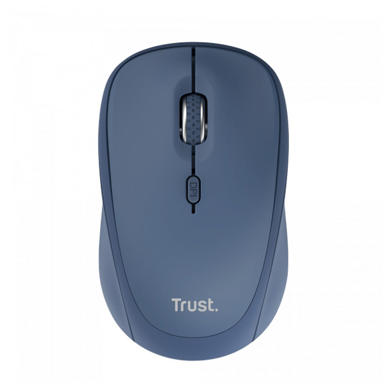 Мышь Trust Yvi+ Compact Multi-Device, WL/BT/USB-A, синий