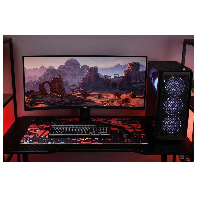 Монитор 2E GAMING 34" G3424B 2xHDMI, DP, VA, 3440x1440, 180Hz, 1ms, NTSC 85%, CURVED, FreeSync, HAS