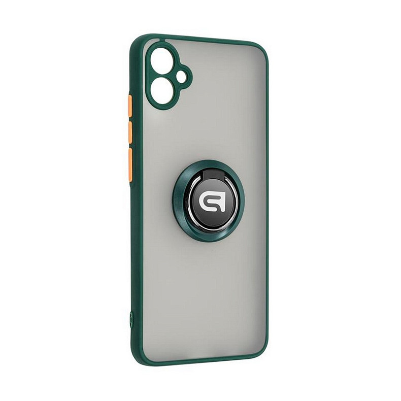 Чохол-накладка Armorstandart Frosted Matte Ring до Samsung Galaxy A04e SM-A042 Dark Green (ARM68347