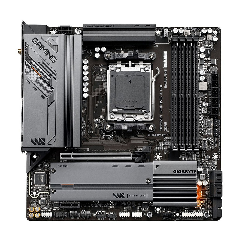 Материнська плата GIGABYTE B650M GAMING X AX sAM5 B650M 4xDDR5 M.2 HDMI DP mATX