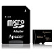 Карта памяти APACER 128GB MicroSDXC UHS-I Class 10 + SD adapter (AP128GMCSX10U1-R)