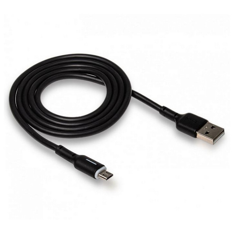 Кабель XO NB112 USB - micro USB (M/M), 1 м, Black (NB112-M-BK)