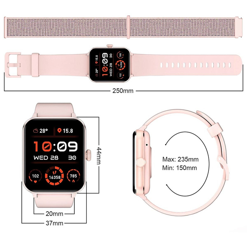 Смарт часы Blackview R50 Pink