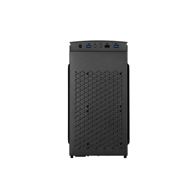 Корпус 2E Alfa G650, без БЖ, 2xUSB3.0, 1xUSB2.0, 1х120mm, Perforated Side, ATX, чорний