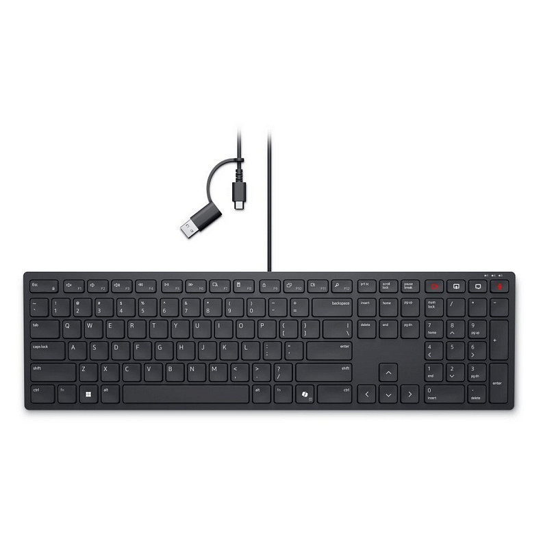 Клавиатура Dell Pro Wired Collaboration Keyboard - KB525C - Russian