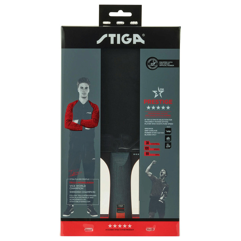 Ракетка для настольного тенниса Stiga Prestige 5 Star FL (1215-3118-01)