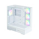 Корпус Zalman P40 Prism Plus, без БЖ, 2xUSB3.0, 1xUSB Type-C, 3x120мм ARGB Reverse, 1x120мм ARGB, VGA 420мм white