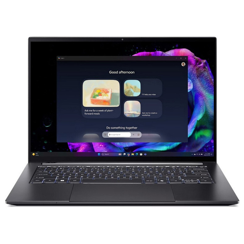 Ноутбук Acer Swift X 14 SFX14-61G 14.5" 2.8K OLED, AMD R7-350, 32GB, F1TB, NVD5050-8, Win11, сірий