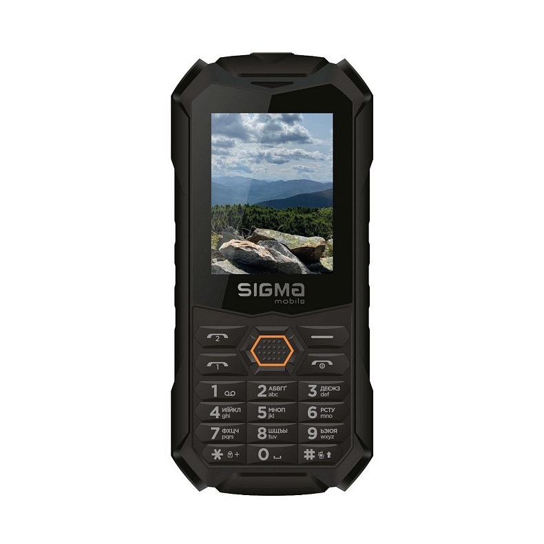 Мобильный телефон Sigma mobile X-treme PV68 Dual Sim Black/Orange (4827798738221)