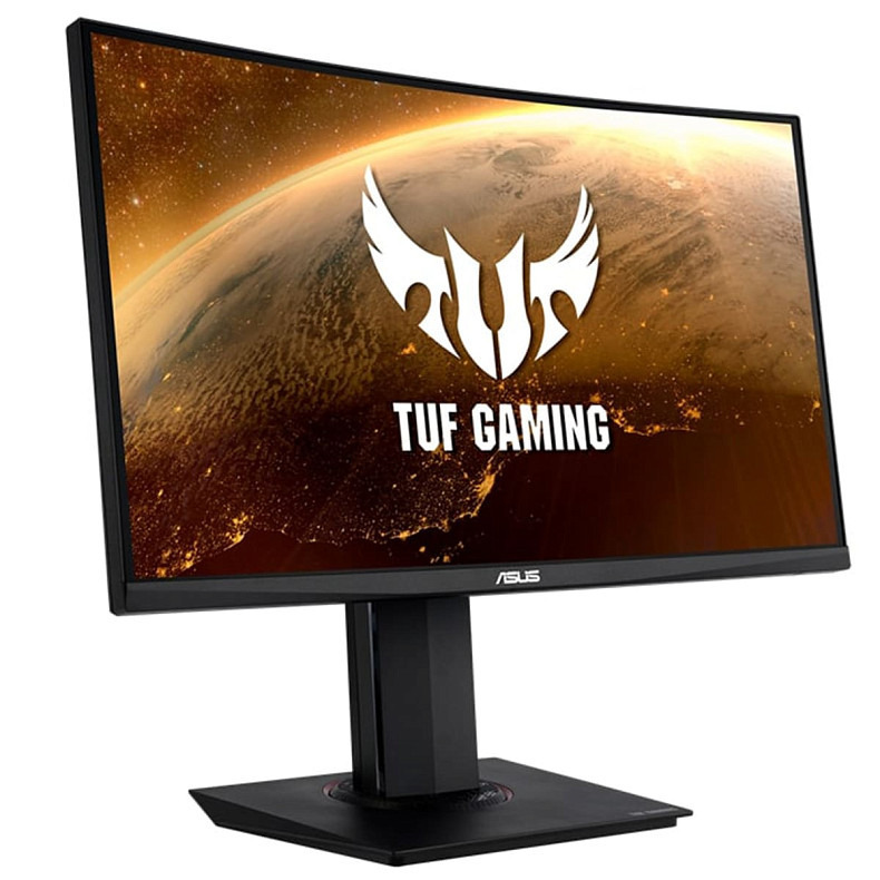 Монитор Asus 23.6" TUF Gaming VG24VQR 2xHDMI, DP, ММ, VA, 165Hz, 1ms, CURVED, AdaptiveSync, Pivot