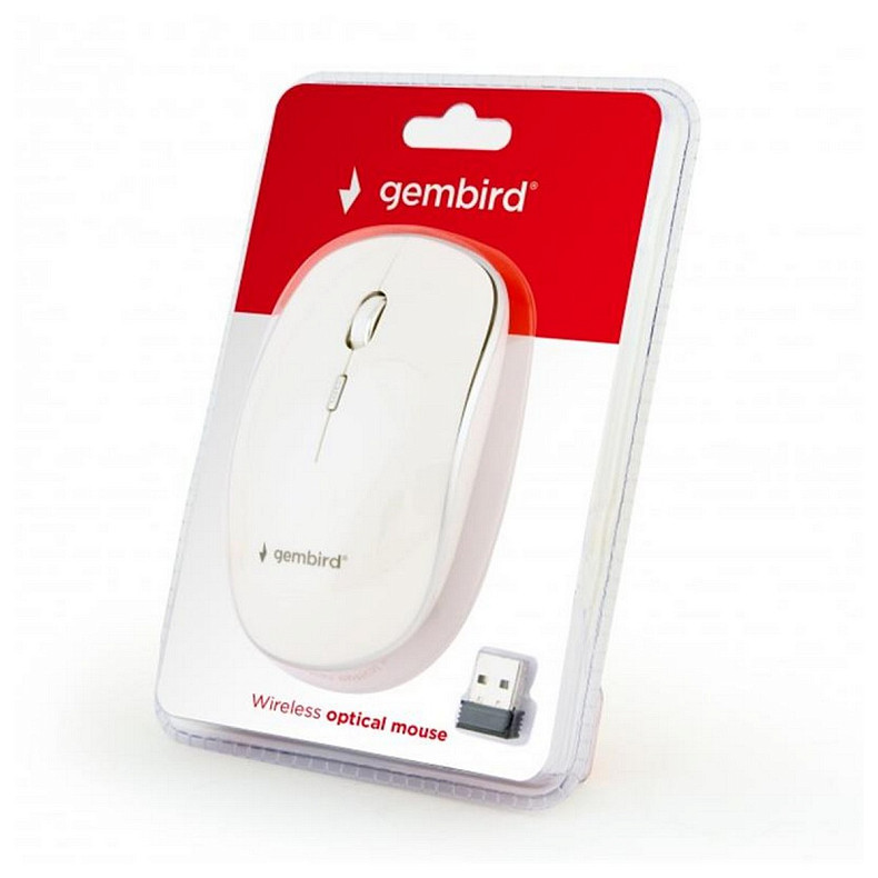 Мишка Gembird MUSW-4B-01-W White USB