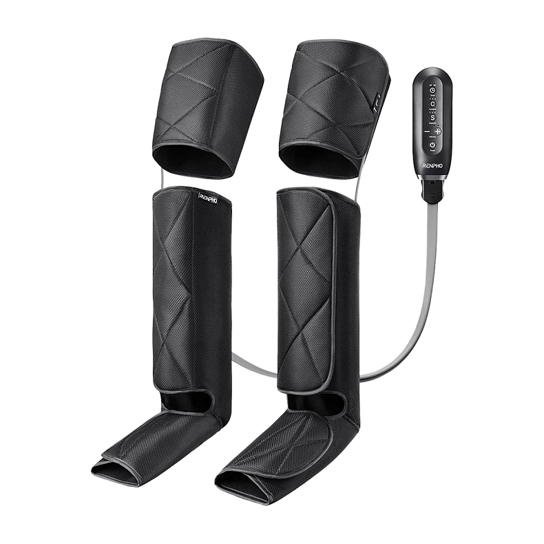 Компрессионный массажер для ног RENPHO Foot Calf and Thigh Air Massager Black