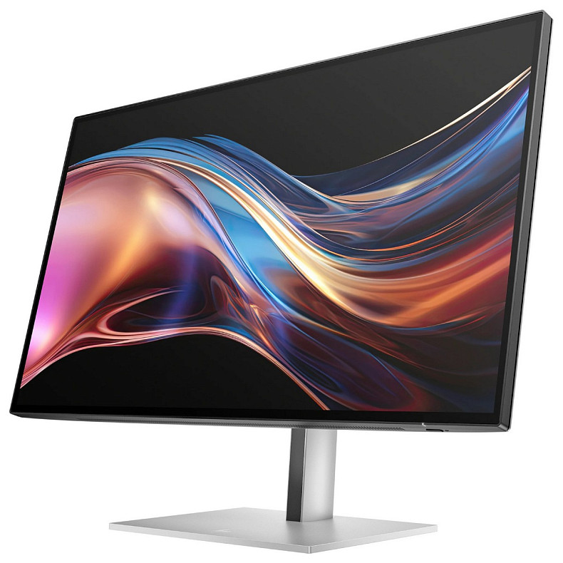 Монітор 27" HP S7 Pro 727pu, IPS Black, QHD, 120Hz, HDMI, DP, USB-C, RJ-45, HAS, чорно-сріблястий