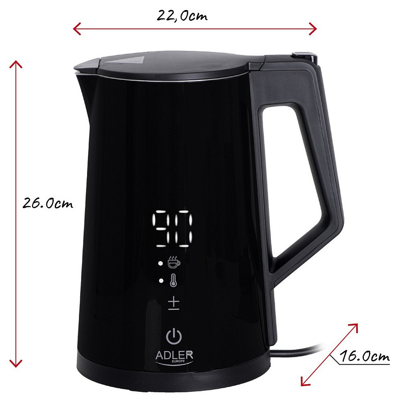 Электрочайник Adler AD 1345 black