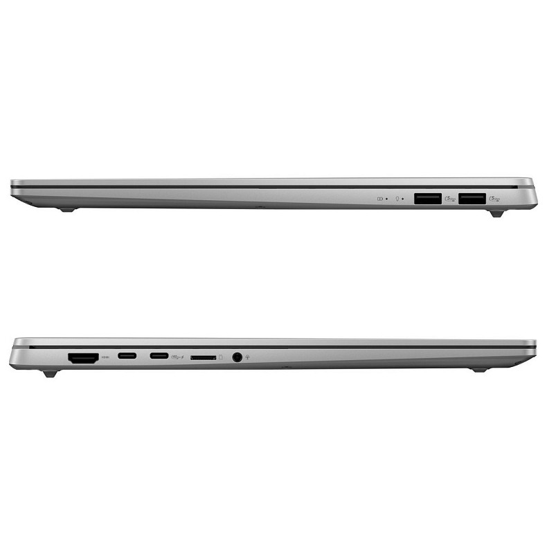 Ноутбук ASUS Vivobook S 16 M5606KA-RI014 16" 3K OLED, AMD AI 5 340, 16GB, F1TB, UMA, NoOS, Сріблясти