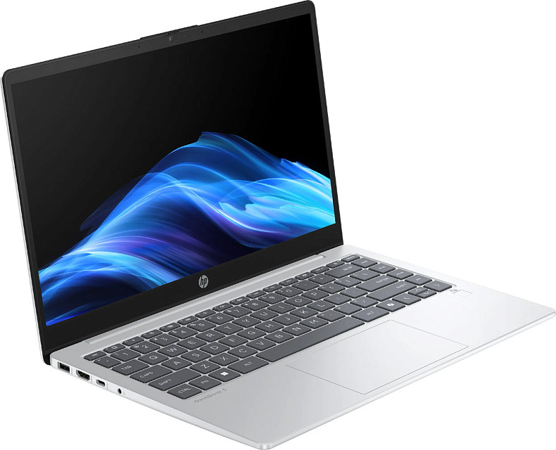 Ноутбук HP Omnibook 3 14-ha0004ua 14" FHD SVA, 250n/Ryzen AI 7-350 (5.0)/16Gb/SSD512Gb/Rad/Win11H/Серебристый