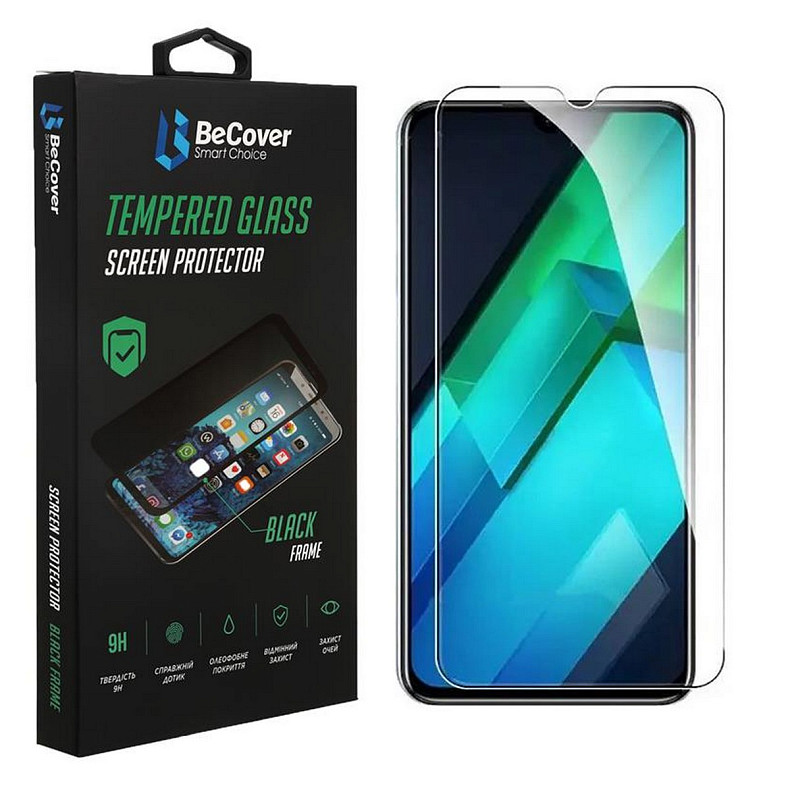 Захисне скло BeCover для Infinix Note 12 (X663D) 3D Crystal Clear Glass (708088)