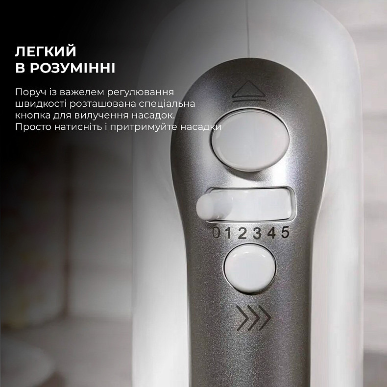 Миксер планетарный Cecotec PowerTwist 500 Steel