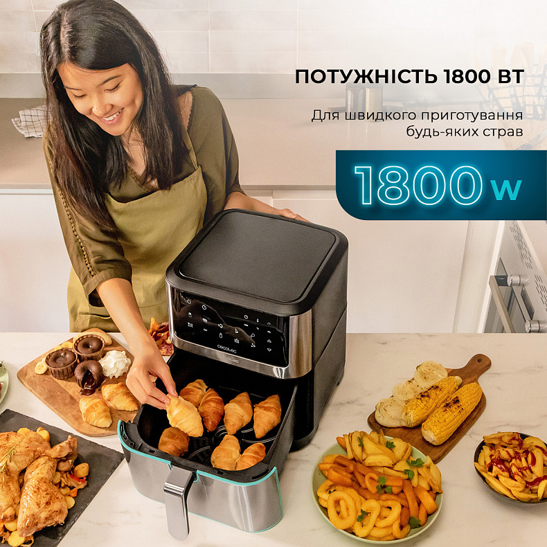 Мультипечь (аэрогриль-фритюрница) CECOTEC Cecofry Supreme 8000