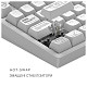 Клавіатура Dark Project ALU81 Terra Nova White (DPKB_NOVA_81_ANSI_WHITE_UA)