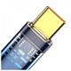 Кабель Baseus Explorer USB-USB Type-C, 5A, 100W, 1м Blue (CATS000203)