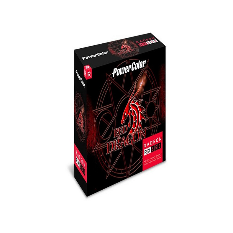 Видеокарта PowerColor Radeon RX 550 4GB GDDR5 Red Dragon (AXRX 550 4GBD5-HLE)