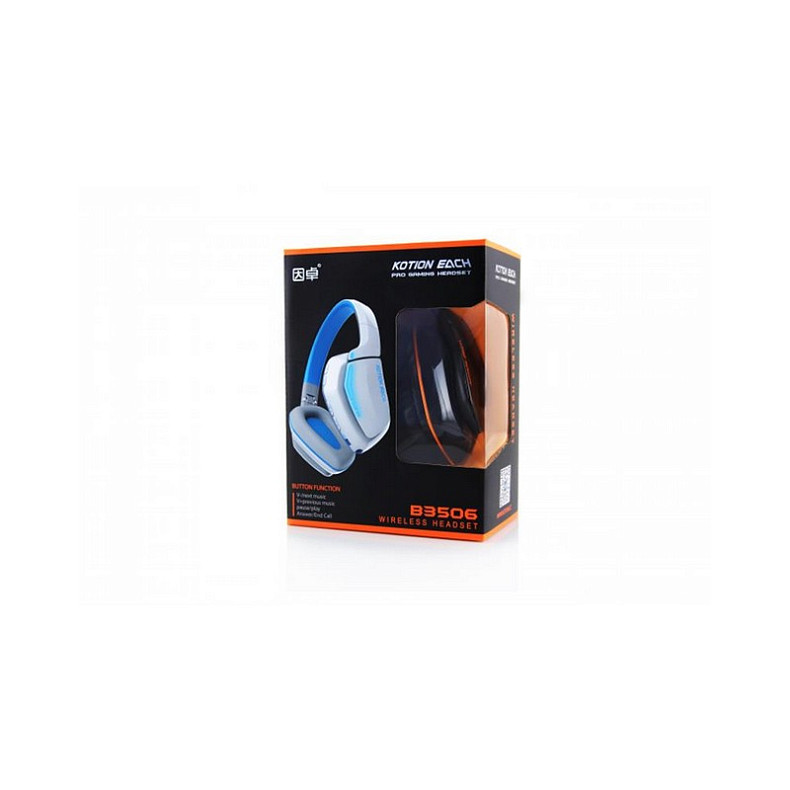 Bluetooth-гарнітура Kotion EACH B3506 Black/Orange (ktb3506bt)