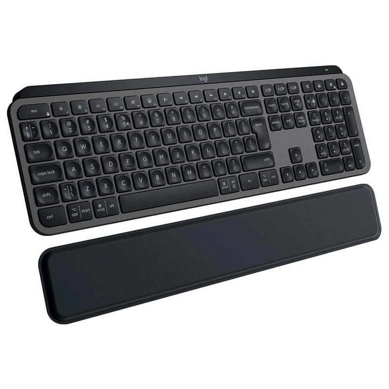 Клавіатура Logitech MX Keys Plus Palm Rest Graphite (920-011589)