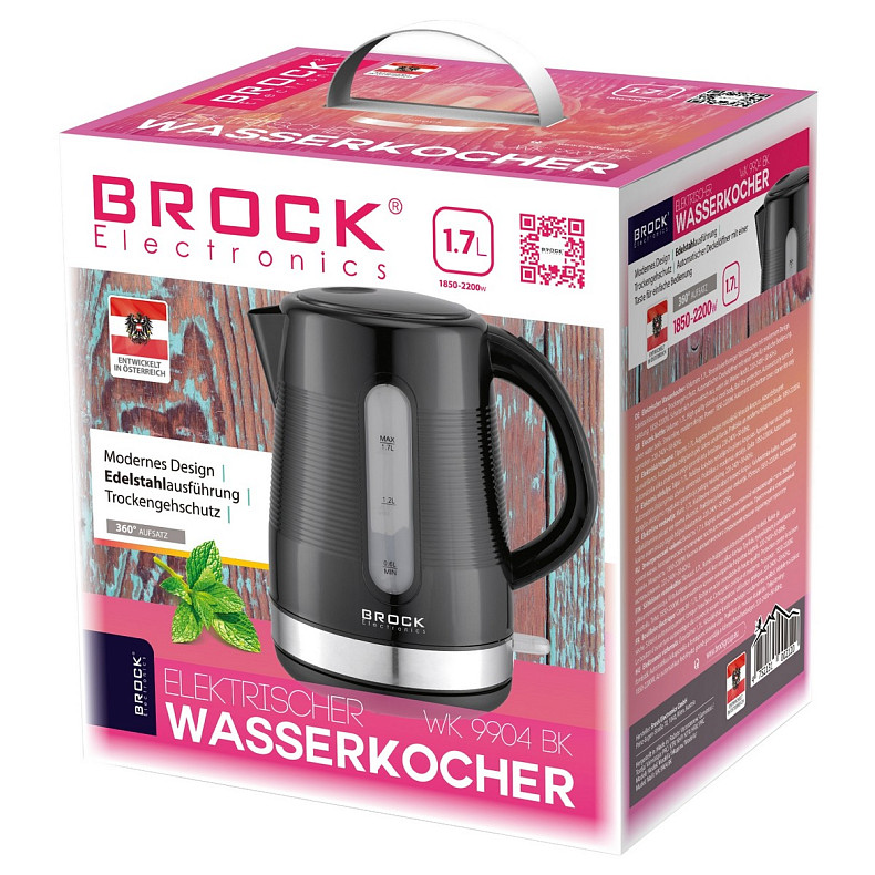 Електрочайник BROCK WK 9904 BK