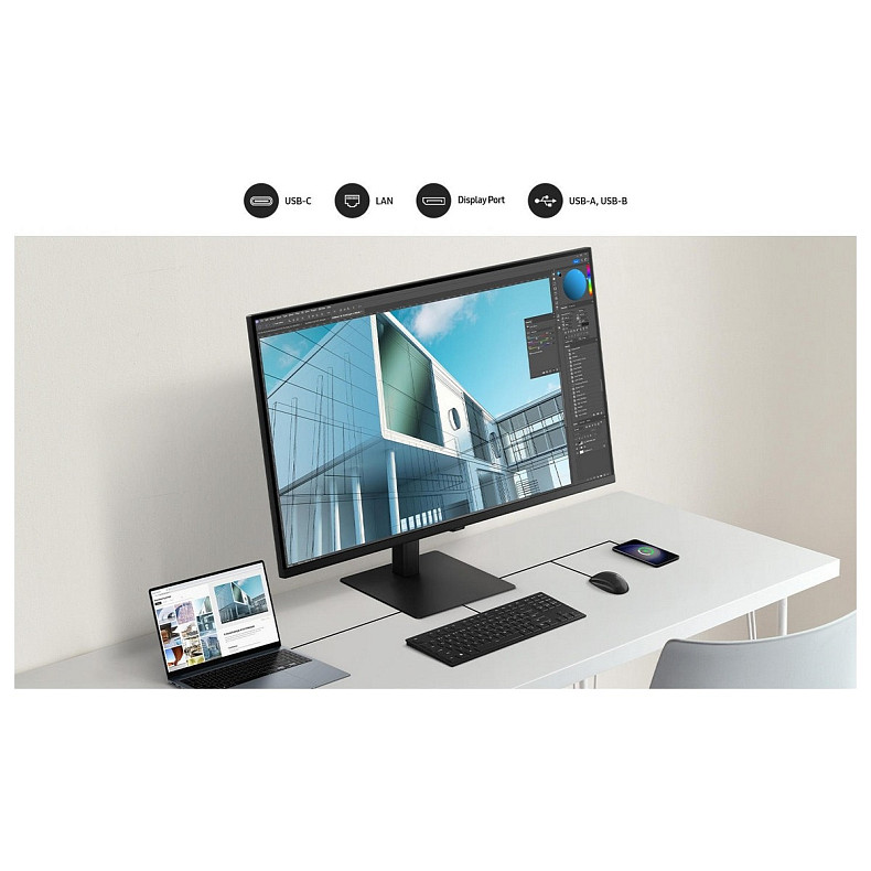 Монитор Samsung 37"S37D802 HDMI, DP, VA, 3840x2160, 4ms