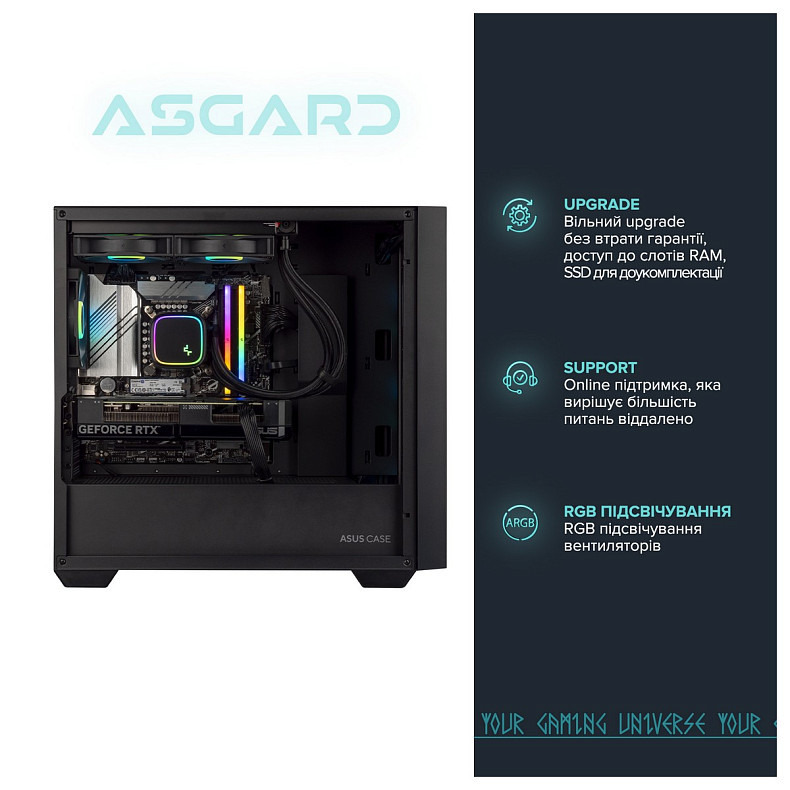 Персональний комп'ютер ASGARD Balder (I134F.32.S10.46T.3861)