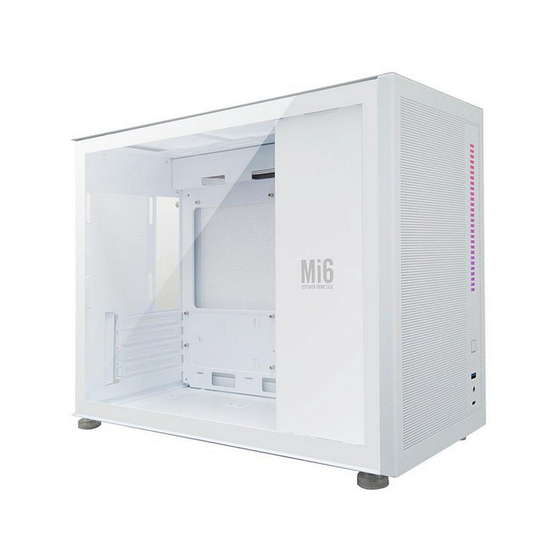 Корпус 1stPlayer Mi6-1F2-W-WH White без БП