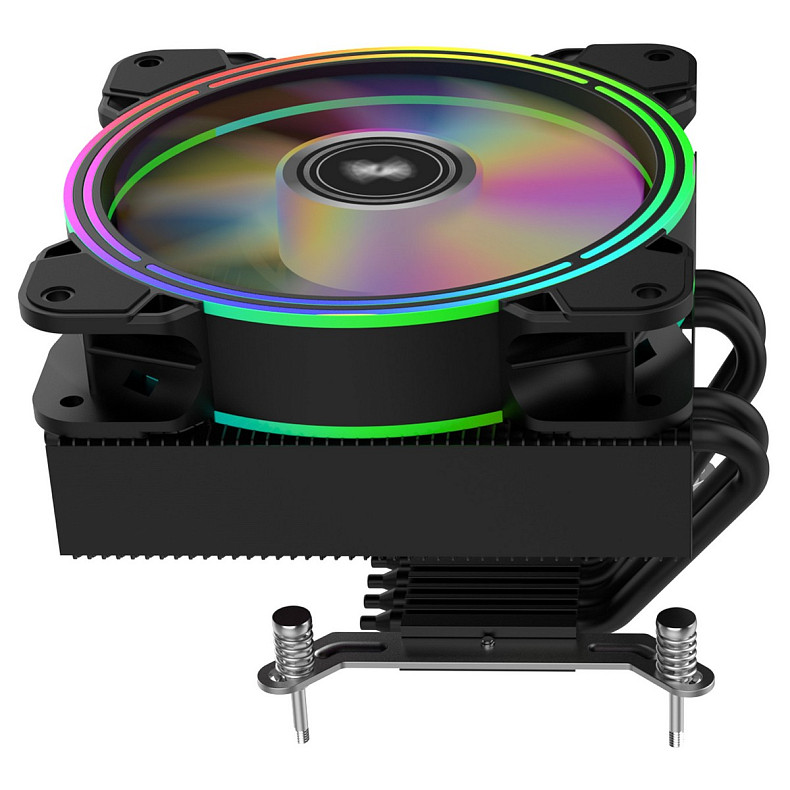 Процесорний кулер 2E GAMING Air Cool AC120T4-ARGB, LGA1700, 1200, 115x, 1366, AM5, AM4, AM3, AM3+