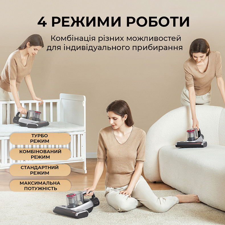 Ручной пылесос JIMMY с УФ-лампой для мягкой мебели (BD7Pro)