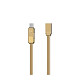 Кабель Remax RC-070th Gplex Lightning/microUSB/Type-C, 1м Gold (6954851267201)
