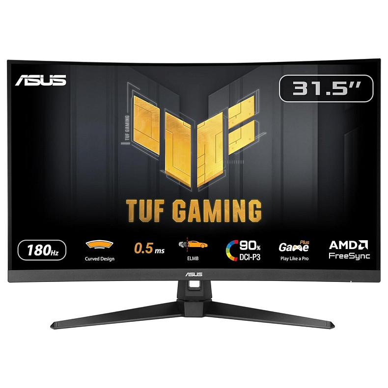 Монитор Asus TUF Gaming VG32WQ3B 31.5" IPS 180Hz Black Curved (90LM0AP1-B01171)