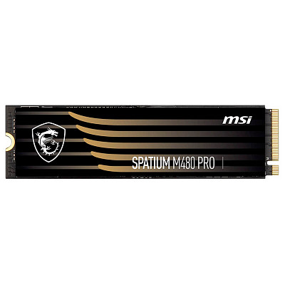 SSD диск MSI Spatium M480 Pro 1TB M.2 2280 PCIe 4.0 x4 NVMe 3D NAND TLC (S78-440L1G0-P83)