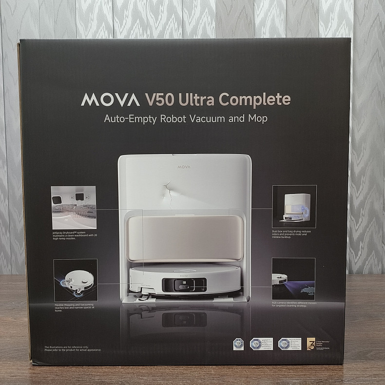 Робот-пылесос MOVA V50 Ultra Complete White EUA - Уцінка
