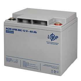 Аккумуляторная батарея LogicPower 12V 40AH (LPM-MG 12 - 40 AH) AGM мультигель