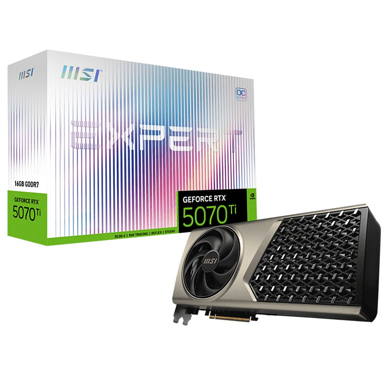 Видеокарта MSI GeForce RTX 5070 Ti EXPERT OC 16GB GDDR7