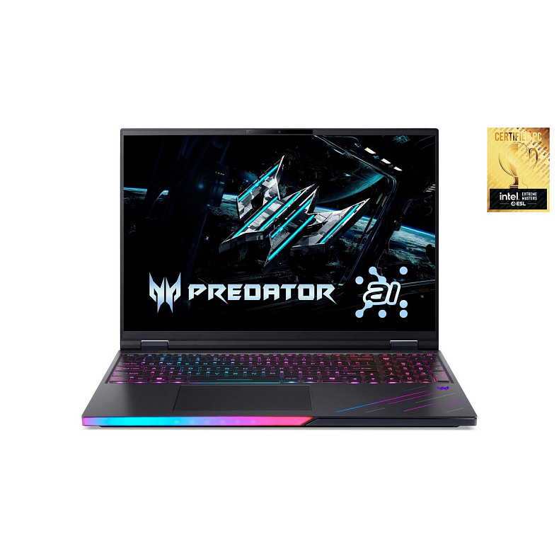 Ноутбук Acer Predator Helios 16 PH16-73 16" OLED, Intel U9-275HX, 64GB, F2TB, NVD5090-24, Win11P, чо